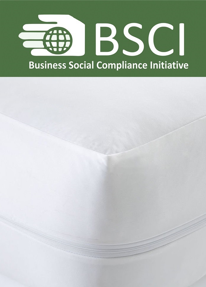 95GSM 100% 涤纶针织面料双拉链防水床垫套